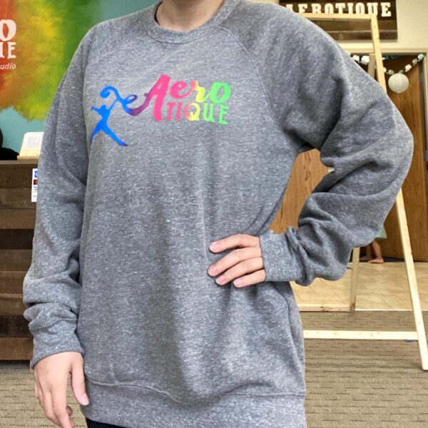 Aerotique Adult Raglan Crewneck Sweatshirt - Image 2