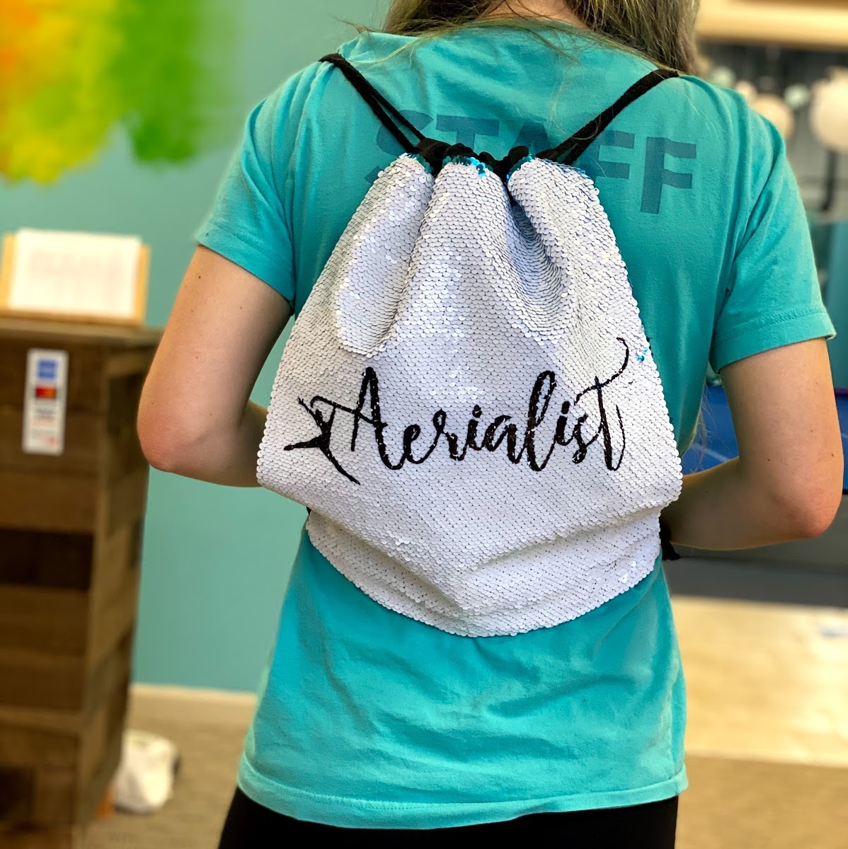 Aerial Girl Apparel Drawstring Bag Aerotique Columbus