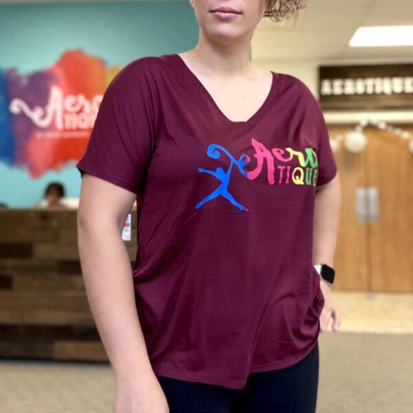 Aerotique Slouchy V-Neck Tee - Image 3