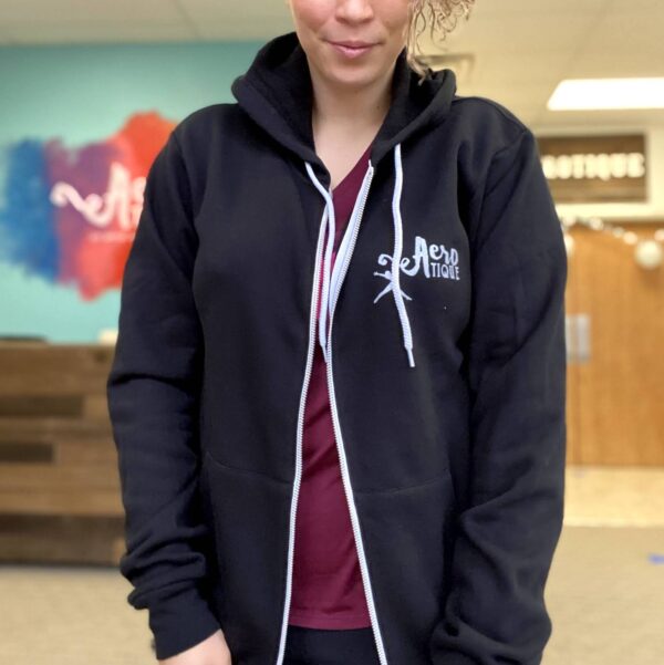 Aerotique Youth Zip-Up Hoodie - Image 2