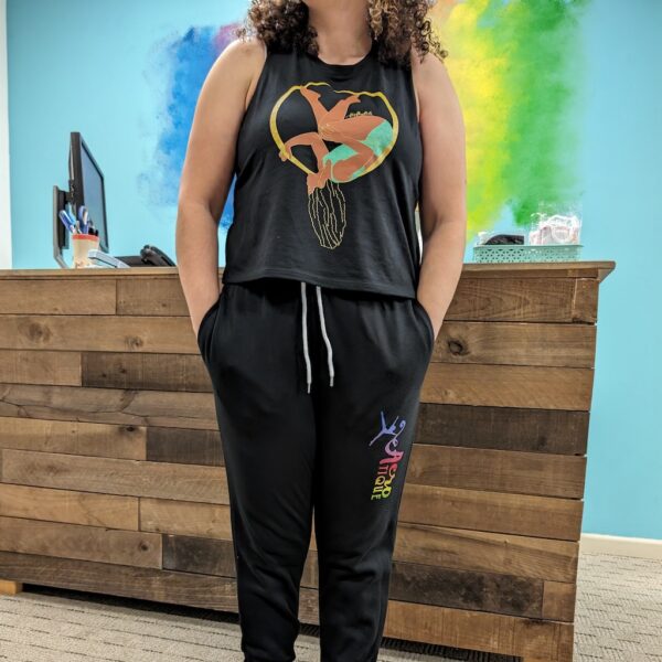 Flit Flit Flutter - Racerback Crop Tank - Image 4
